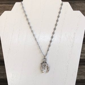 3 Horseshoe Necklace - Sterling Silver